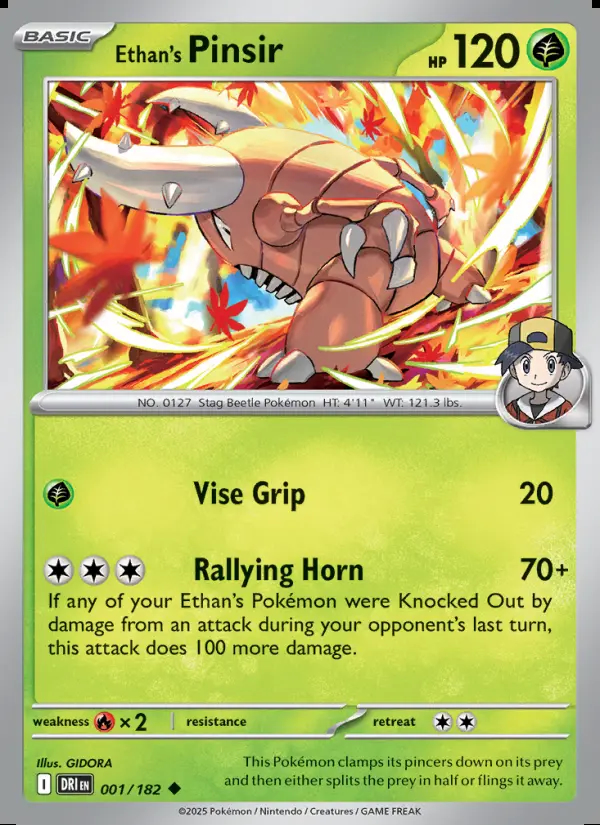 Image of the card Ethan's Pinsir