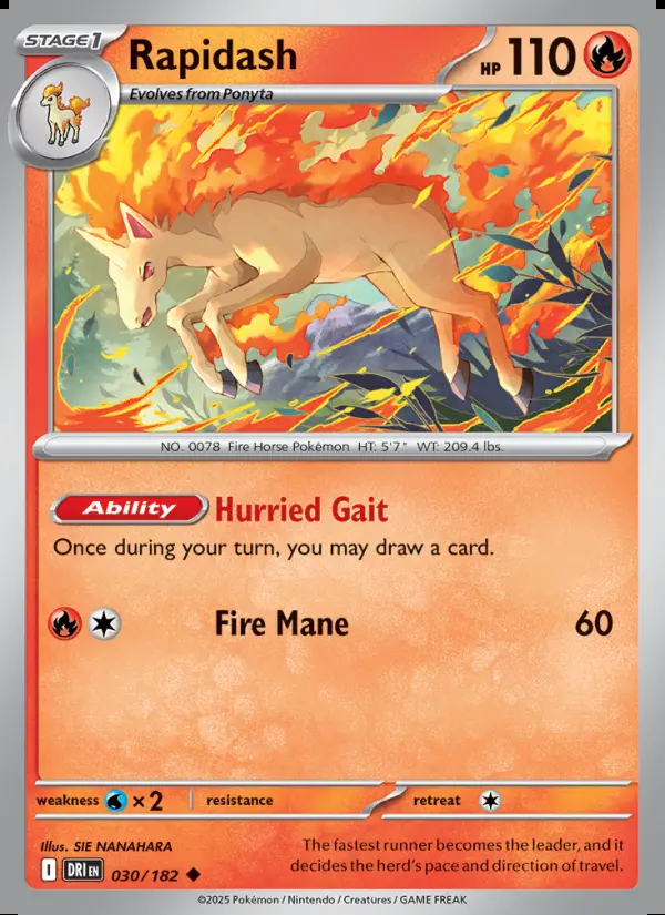 Image of the card Rapidash