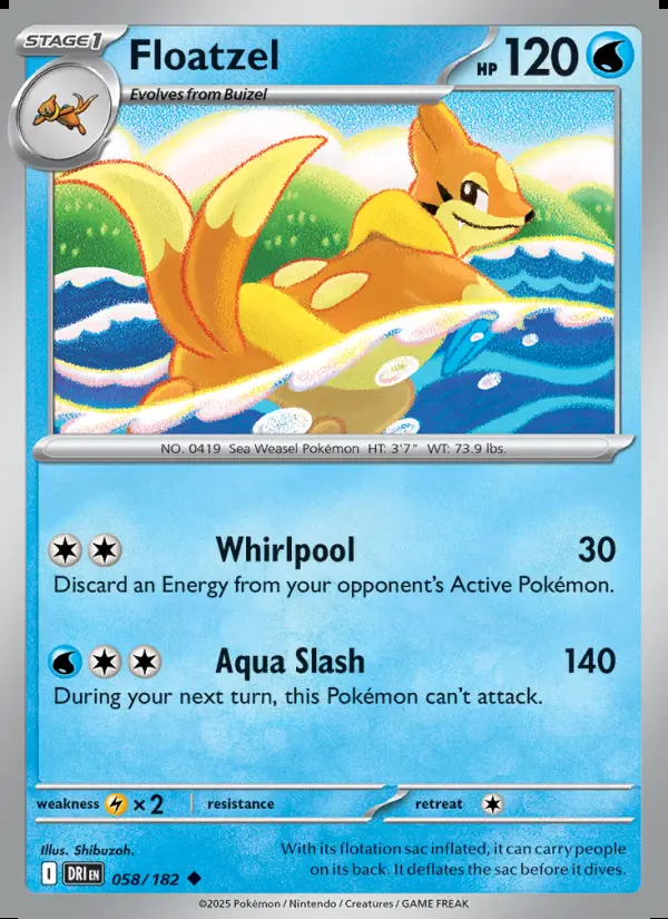 Image of the card Floatzel