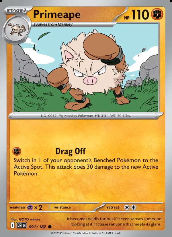 Image of the card Primeape
