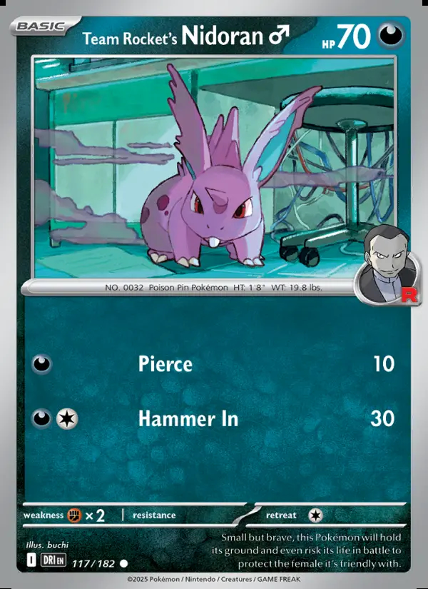 Image of the card Team Rocket's Nidoran♂