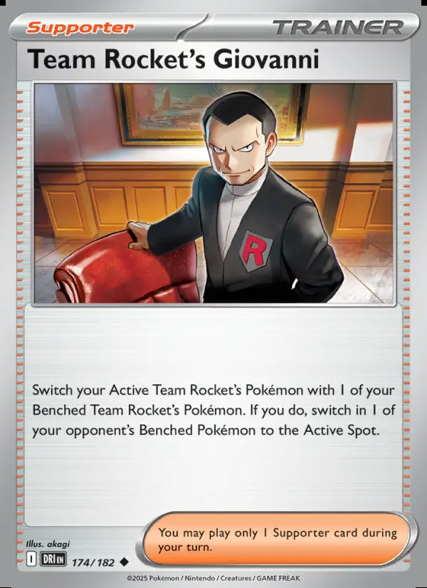 Image of the card Team Rocket's Giovanni