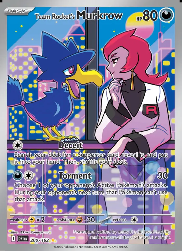 Image of the card Team Rocket's Murkrow