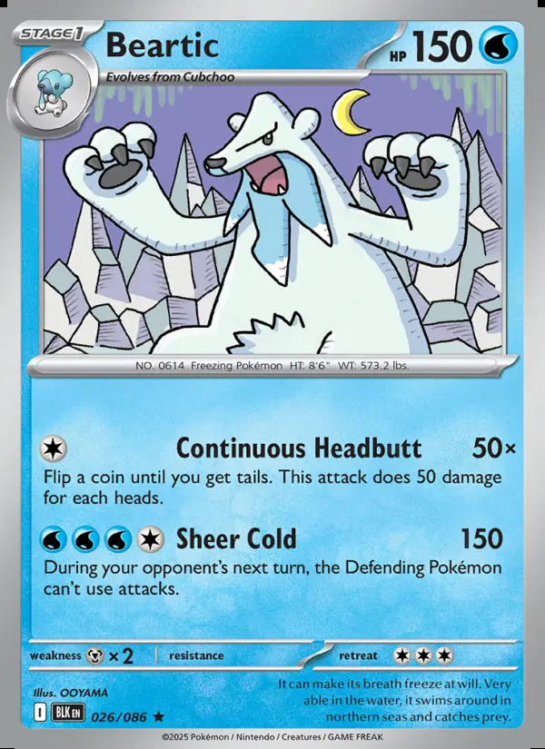 Image of the card Beartic