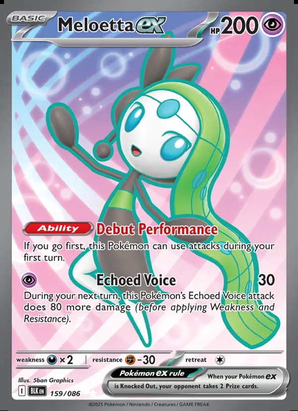 Image of the card Meloetta ex
