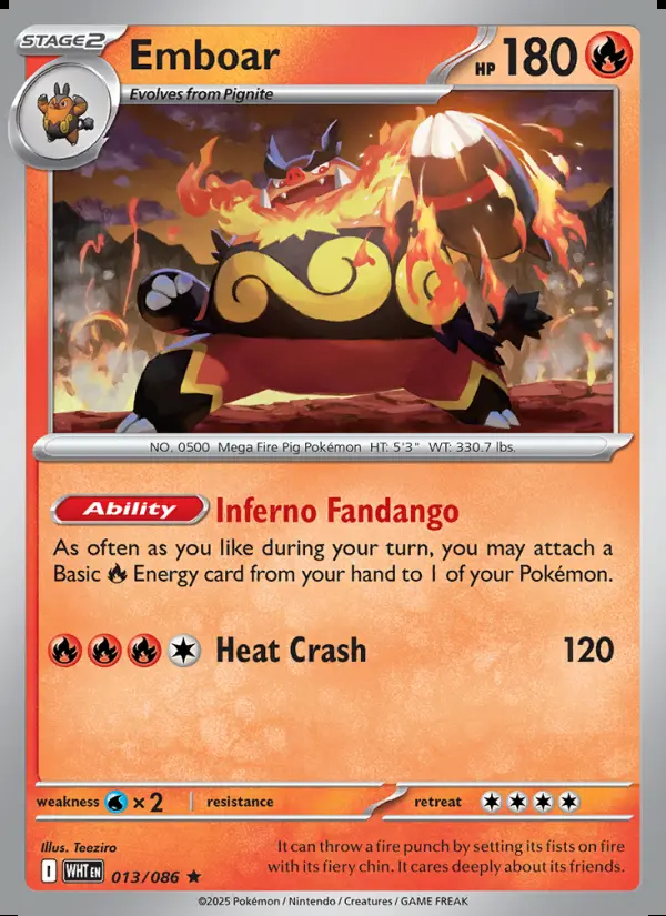 Image of the card Emboar
