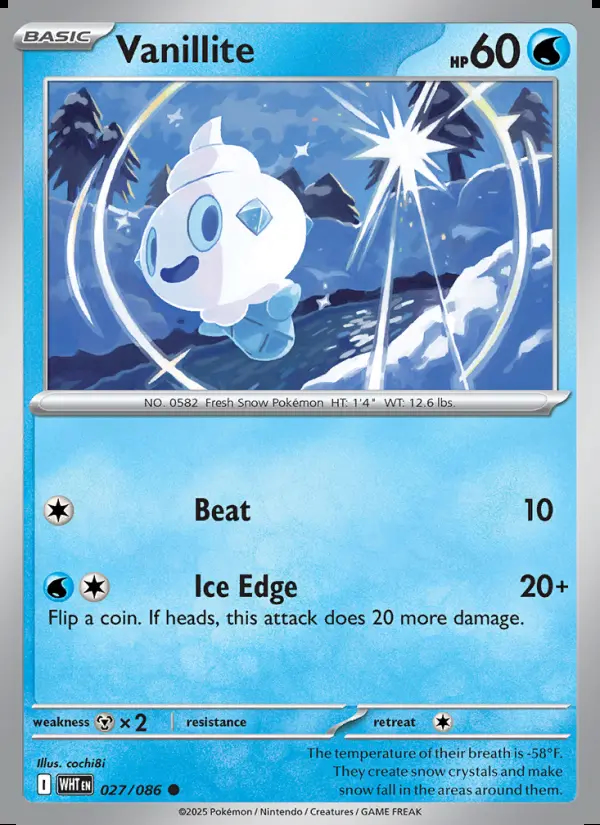 Image of the card Vanillite