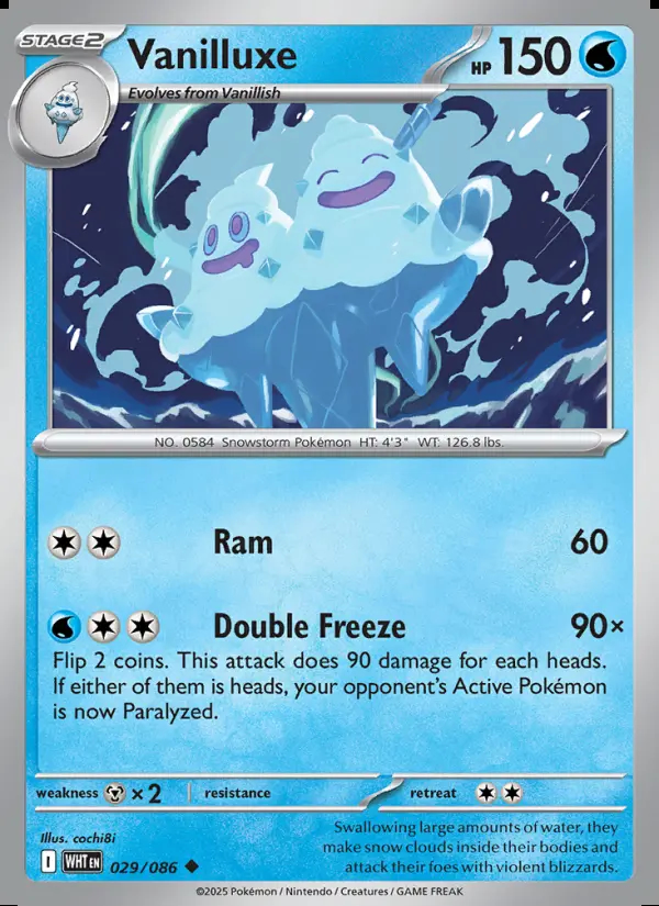 Image of the card Vanilluxe
