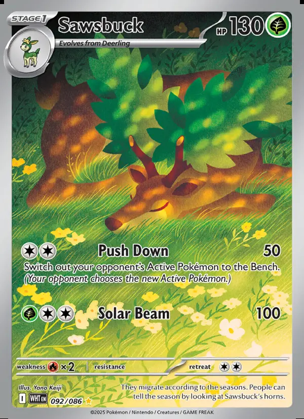 Image of the card Sawsbuck