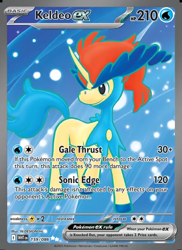 Image of the card Keldeo ex