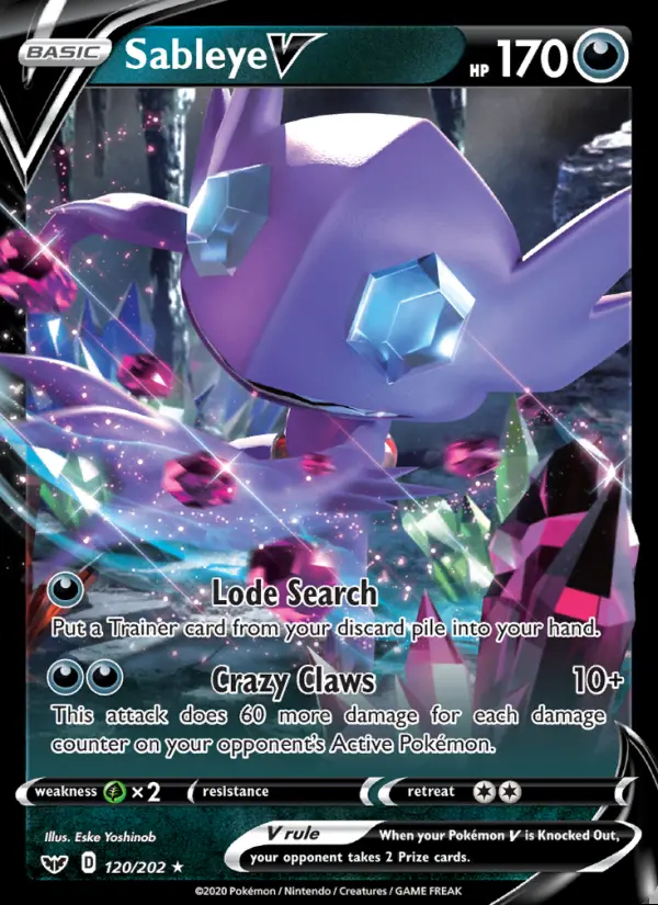 Image of the card Sableye V
