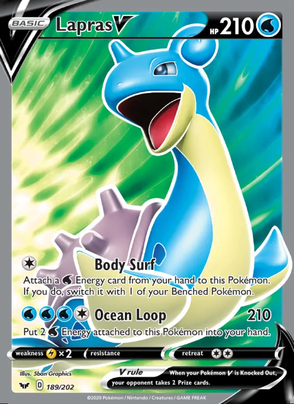 Image of the card Lapras V