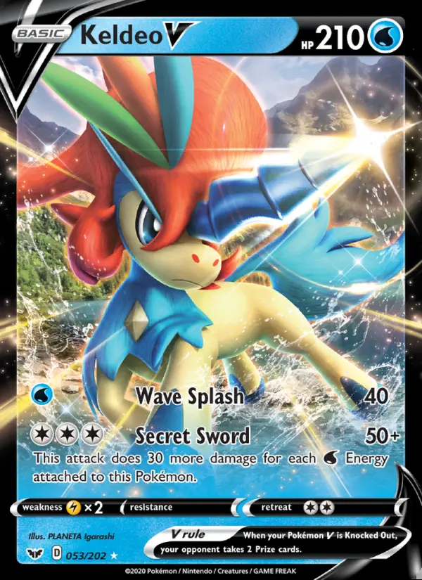 Image of the card Keldeo V