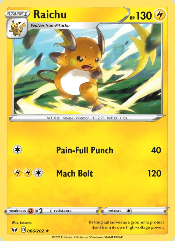 Image of the card Raichu