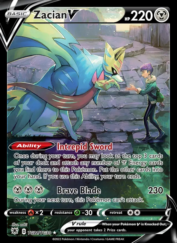 Image of the card Zacian V