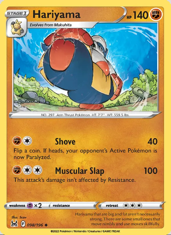 Image of the card Hariyama