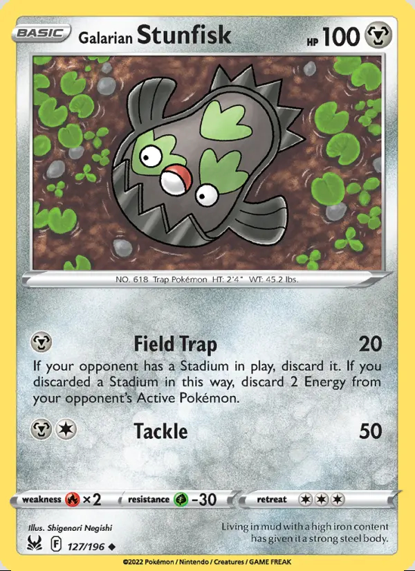Image of the card Galarian Stunfisk