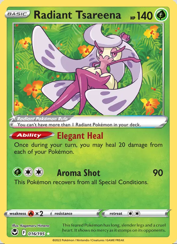 Image of the card Radiant Tsareena