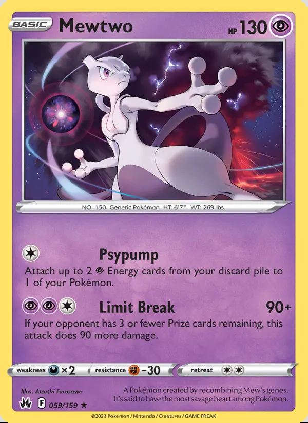 Image of the card Mewtwo