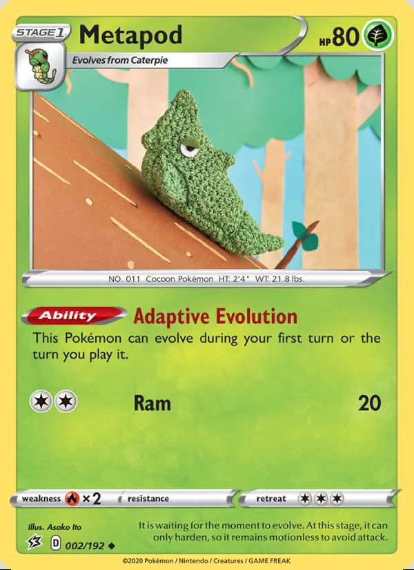 Image of the card Metapod