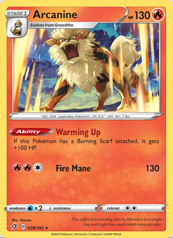 Image of the card Arcanine