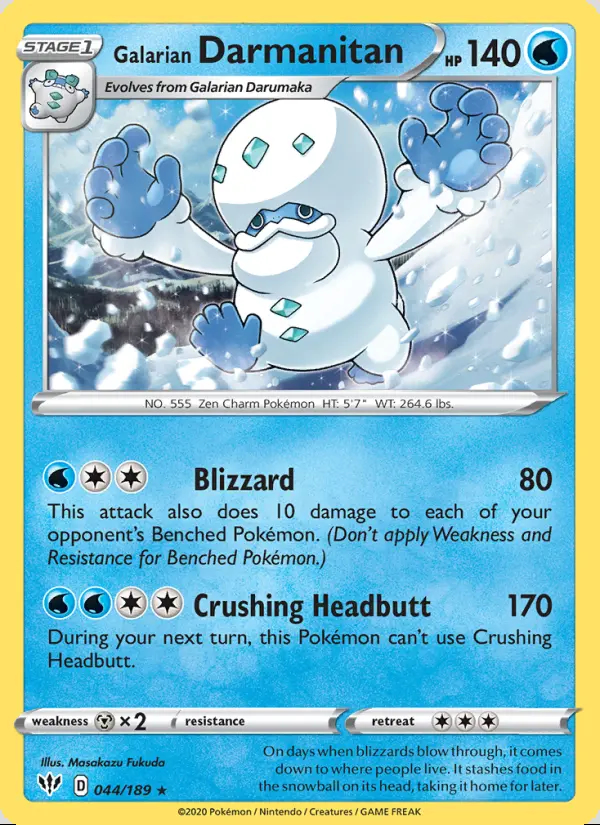 Image of the card Galarian Darmanitan