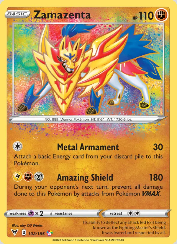 Image of the card Zamazenta