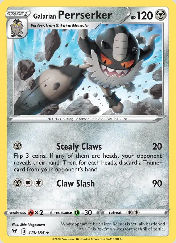 Image of the card Galarian Perrserker