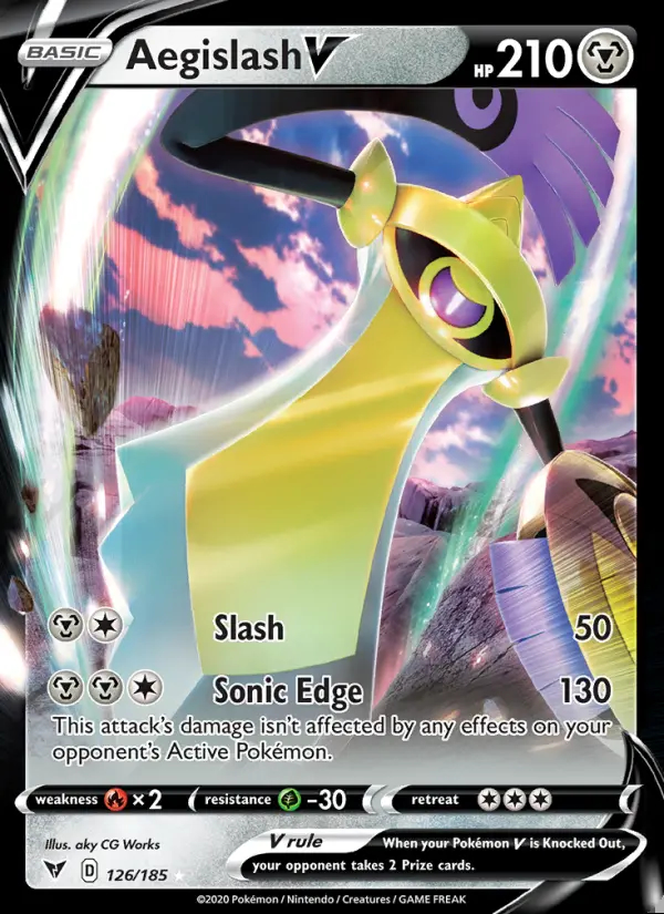 Image of the card Aegislash V