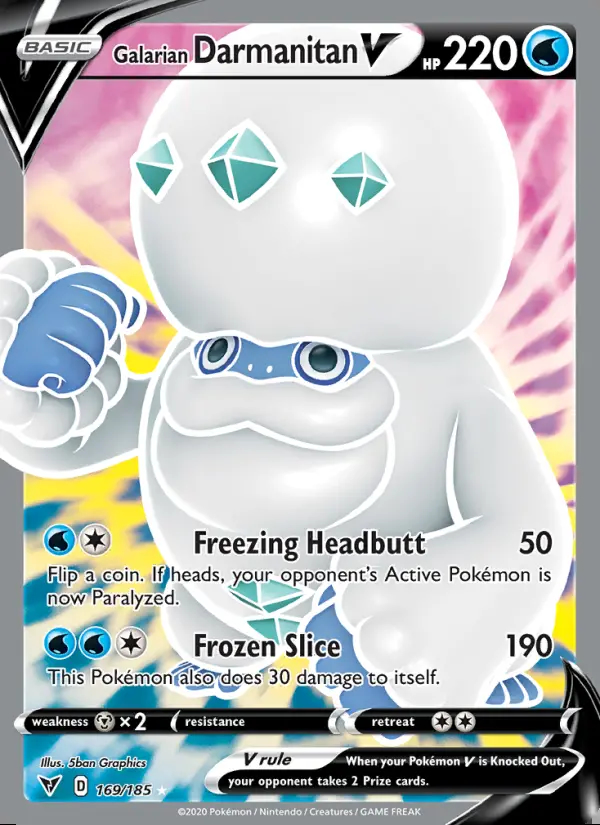 Image of the card Galarian Darmanitan V