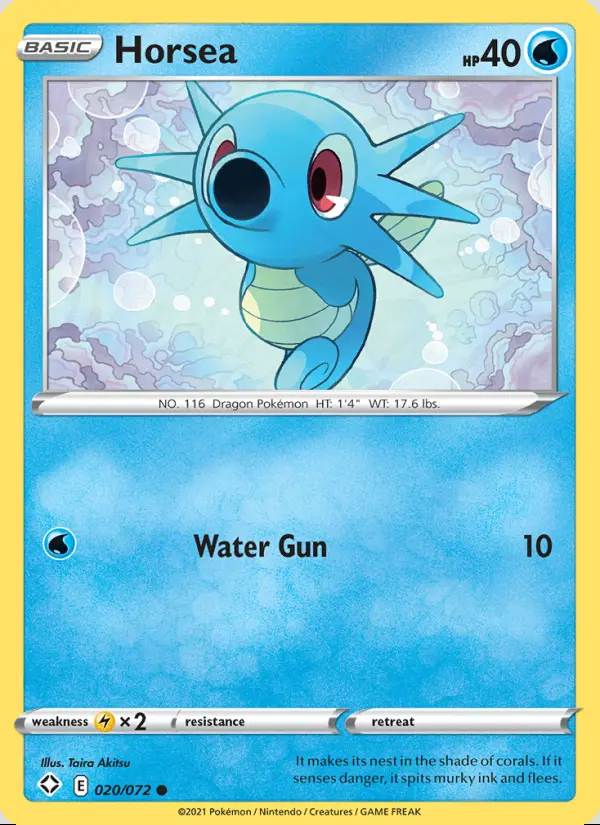 Image of the card Horsea