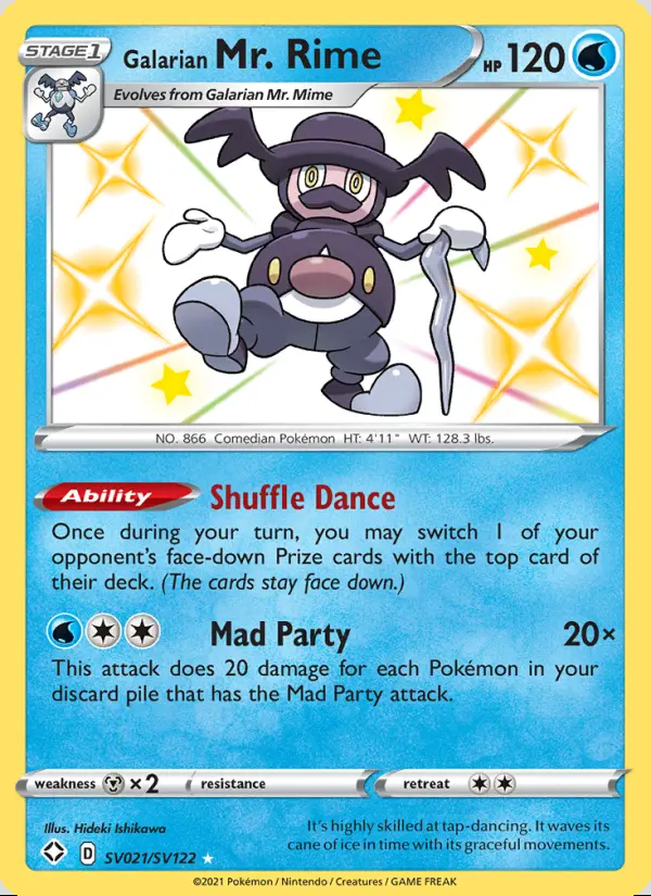 Image of the card Galarian Mr. Rime