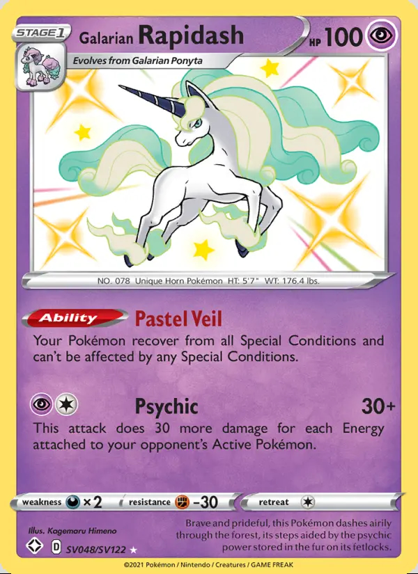 Image of the card Galarian Rapidash