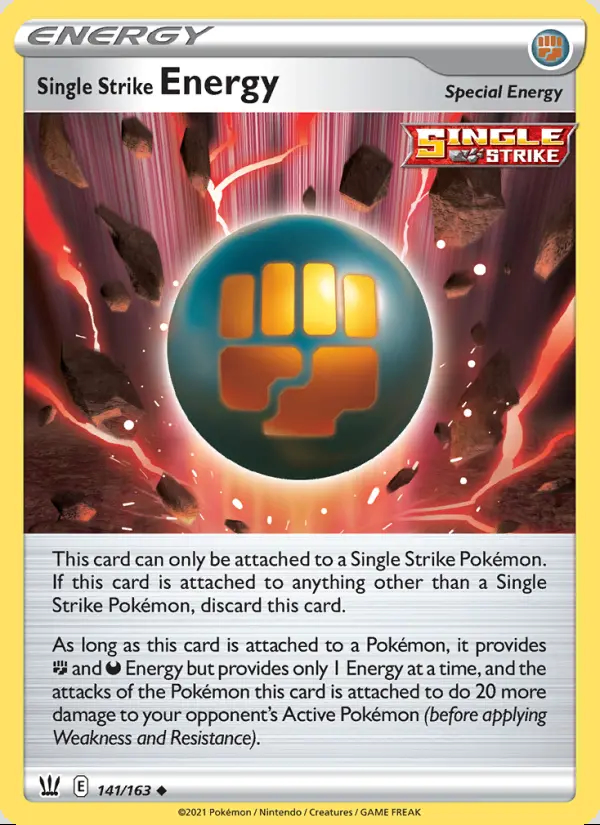 Image of the card Single Strike Energy