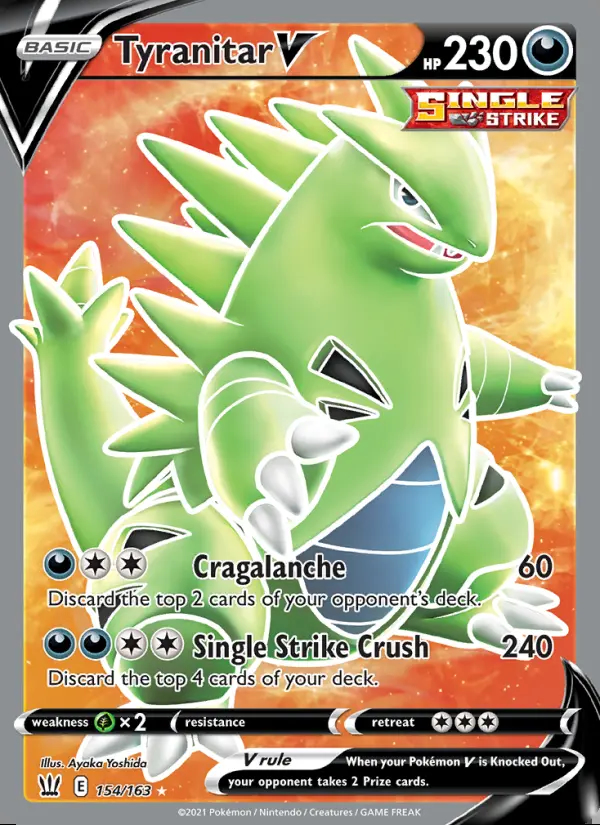 Image of the card Tyranitar V