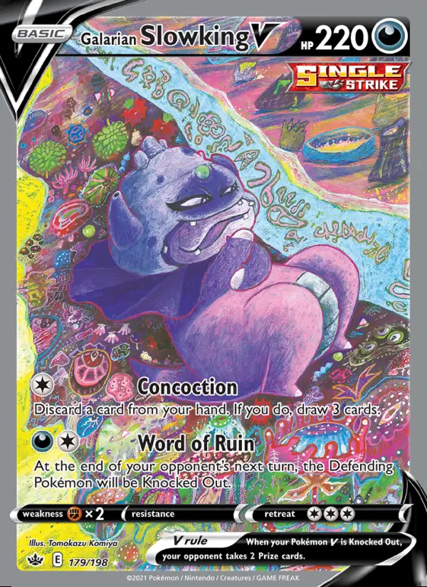 Image of the card Galarian Slowking V