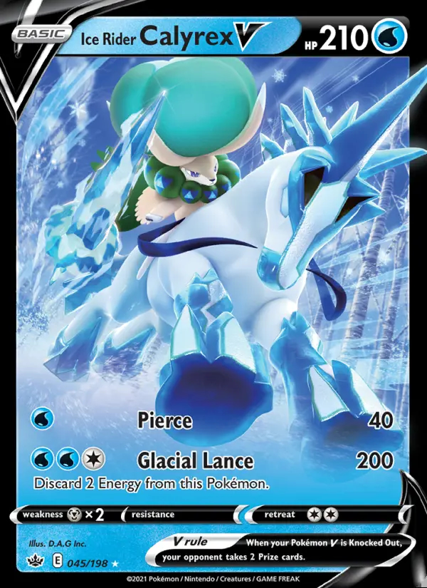 Image of the card Ice Rider Calyrex V