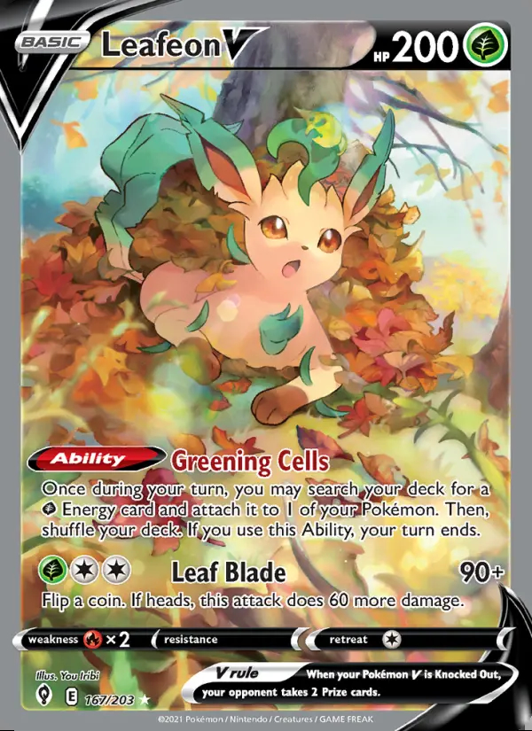 Image of the card Leafeon V