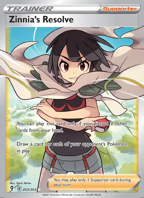 Image of the card Zinnia's Resolve