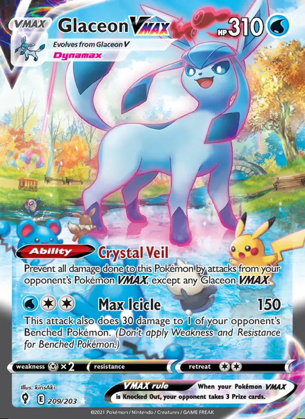 Image of the card Glaceon VMAX