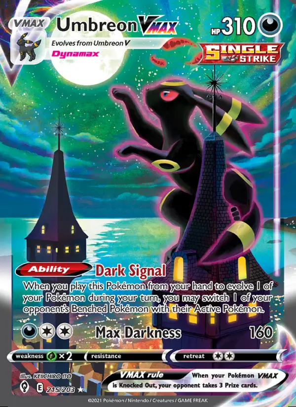 Image of the card Umbreon VMAX