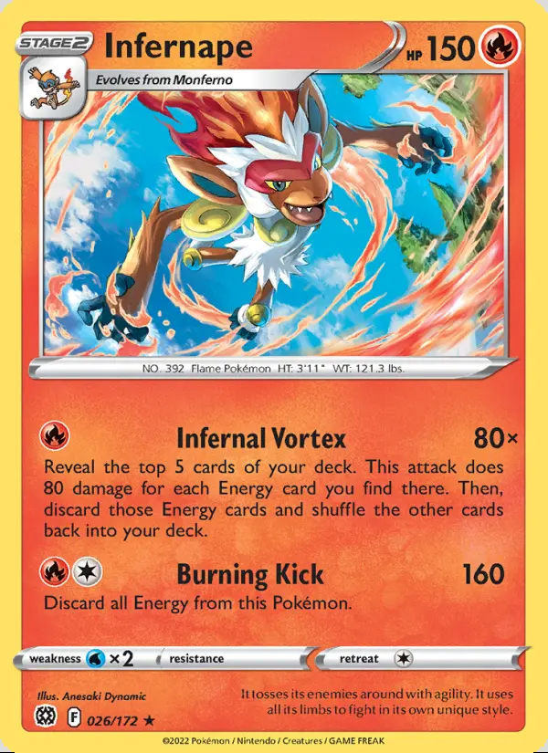 Image of the card Infernape