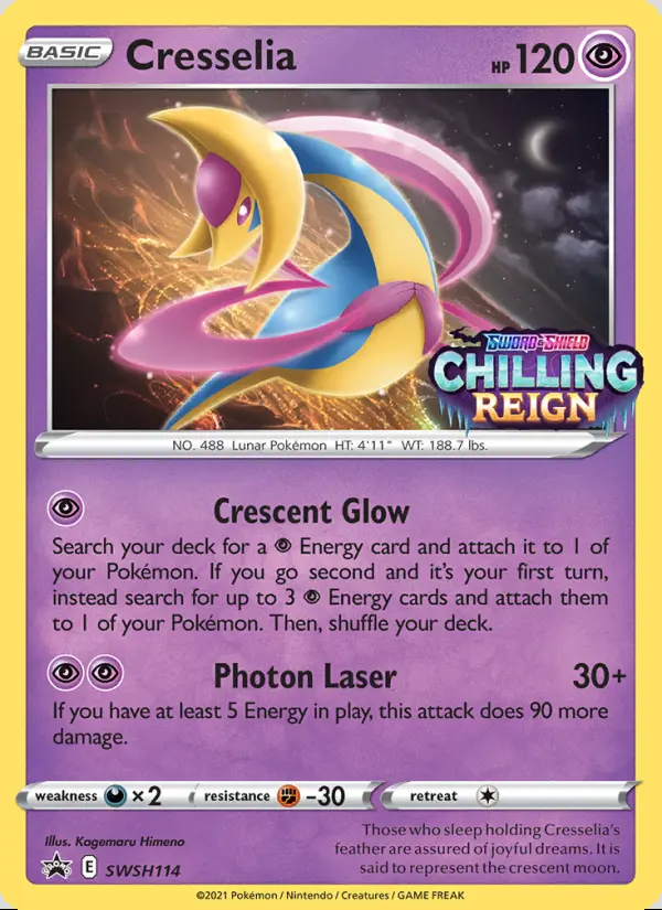 Image of the card Cresselia