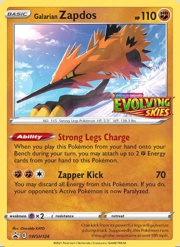 Image of the card Galarian Zapdos