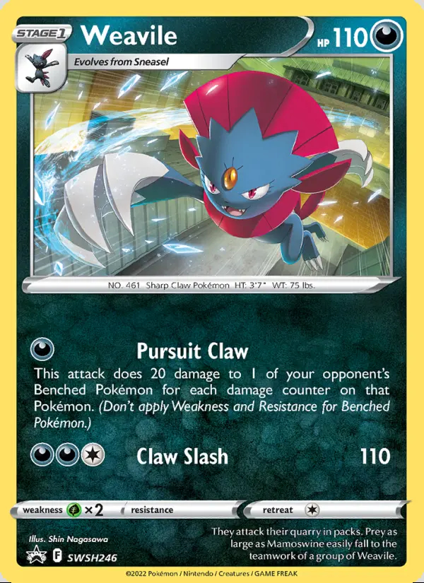 Image of the card Weavile