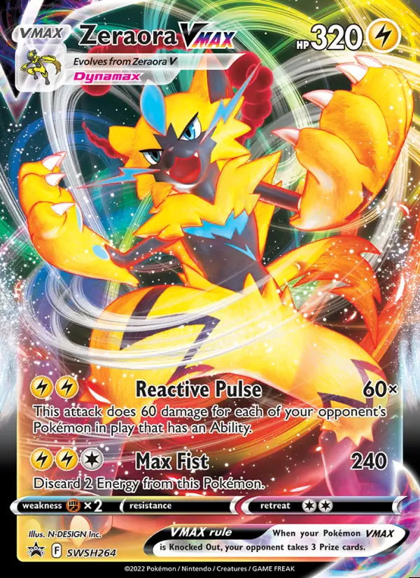 Image of the card Zeraora VMAX