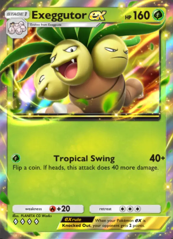 Image of the card Exeggutor ex