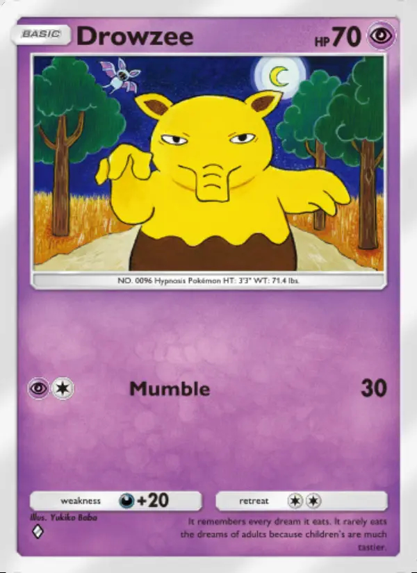 Image of the card Drowzee
