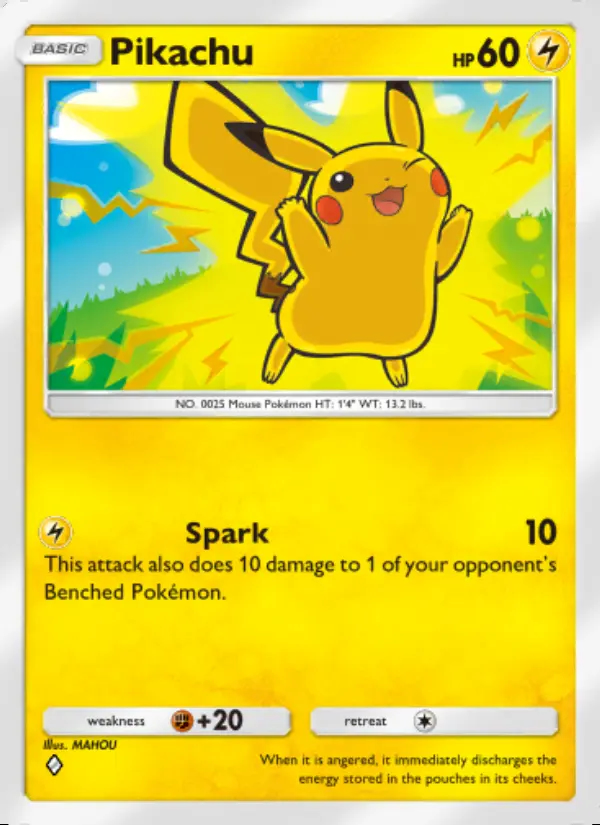 Image of the card Pikachu