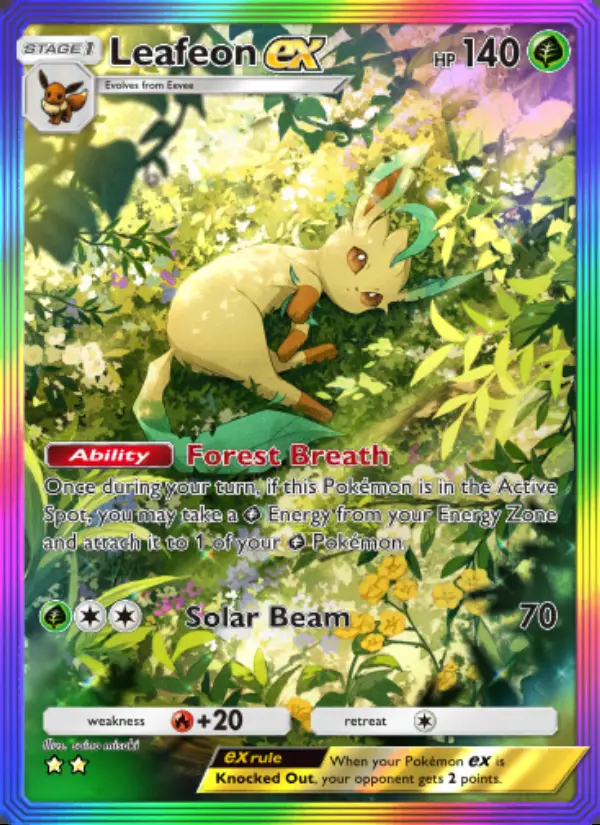 Image of the card Leafeon ex
